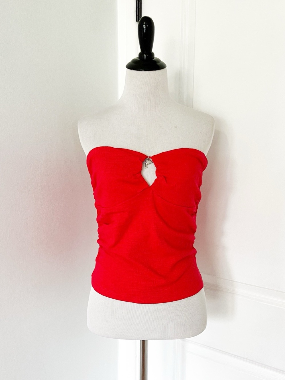Billabong x Lottie Hall Splasher Tube Top Splasher Tube Top Red Size Medium